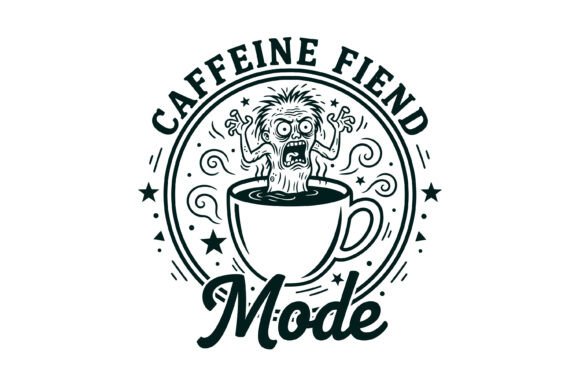 Caffeine Fiend Mode Zombie Coffee SVG Review