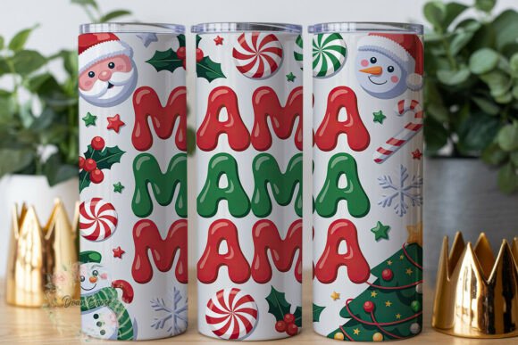 Christmas Mama 20oz Tumbler Wrap Review