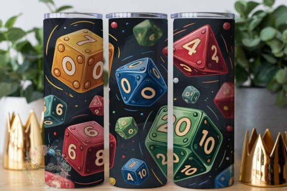 D D Dice Scatter 20oz Tumbler Wrap Review