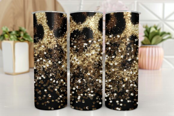 Glitter Leopard Tumbler Wrap Design Review