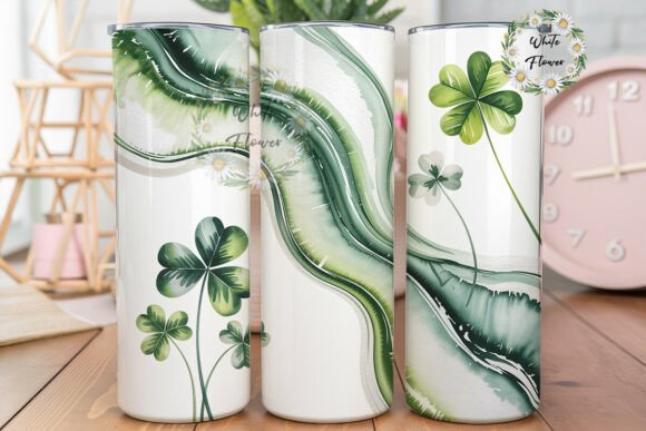 Green Marble Clover 20oz Tumbler Wrap Review