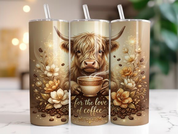 Highland Cow Coffee Lover Quote Tumbler: A Designer's Review
