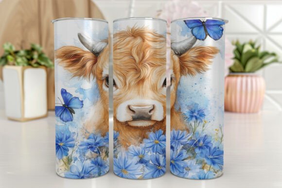 Highland Cow Tumbler Wrap Sunflower Review