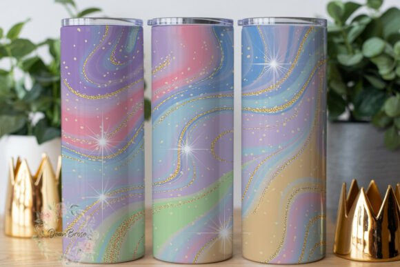 Iridescent Glitter Marble 20oz Tumbler Review