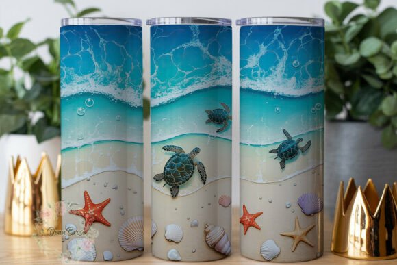 Ocean Sea Turtle Beach Embroidery Review