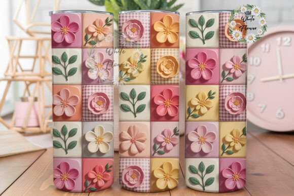 Pink Floral Quilt 20oz Tumbler Wrap Review