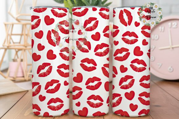 Romantic Red Lips Hearts 20oz Tumbler Review