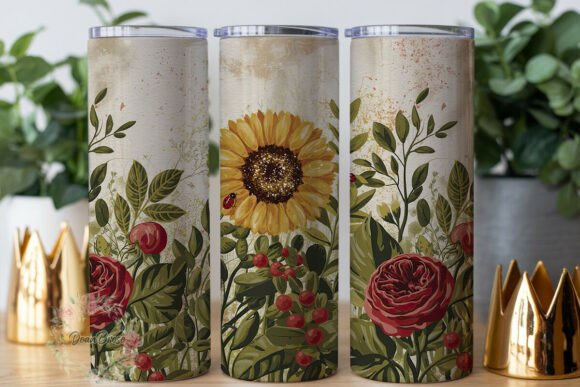 Sunny Rose Floral 20oz Tumbler Wrap Review