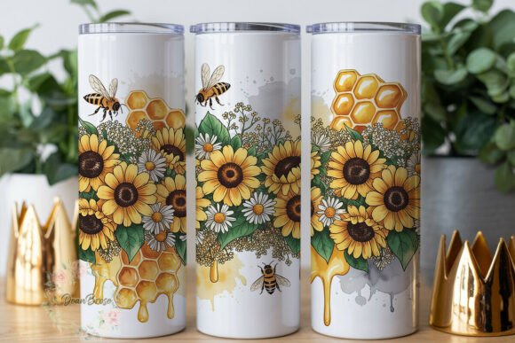 Sunny Sunflower Bee 20oz Tumbler Wrap Review